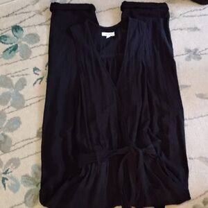 Splendid Collections Black Jumpsuit. Size small. 2 side and 2 back pockets